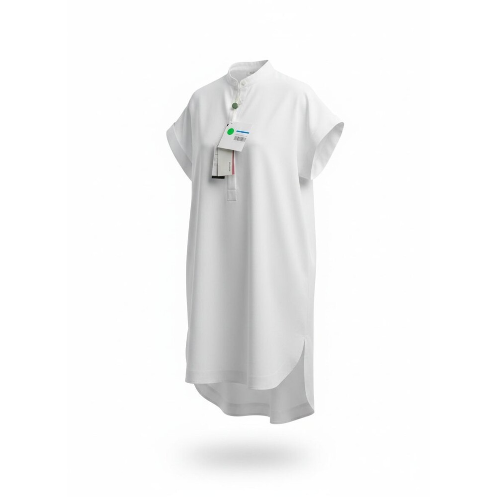 OSKLEN White Smoking Shirt Size 38 - 38" Length Sleeveless Women's Formal Blouse